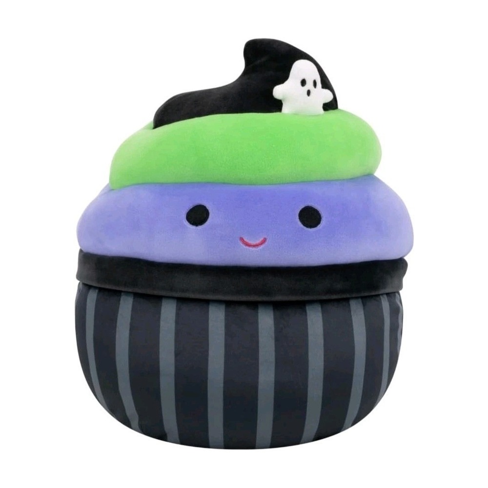 Squishmallows Original 12in Kurt The Halloween Cupcake Ghost Topping 2831 NEW